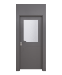 BY-260 Porte intérieure Laqué Vitrée